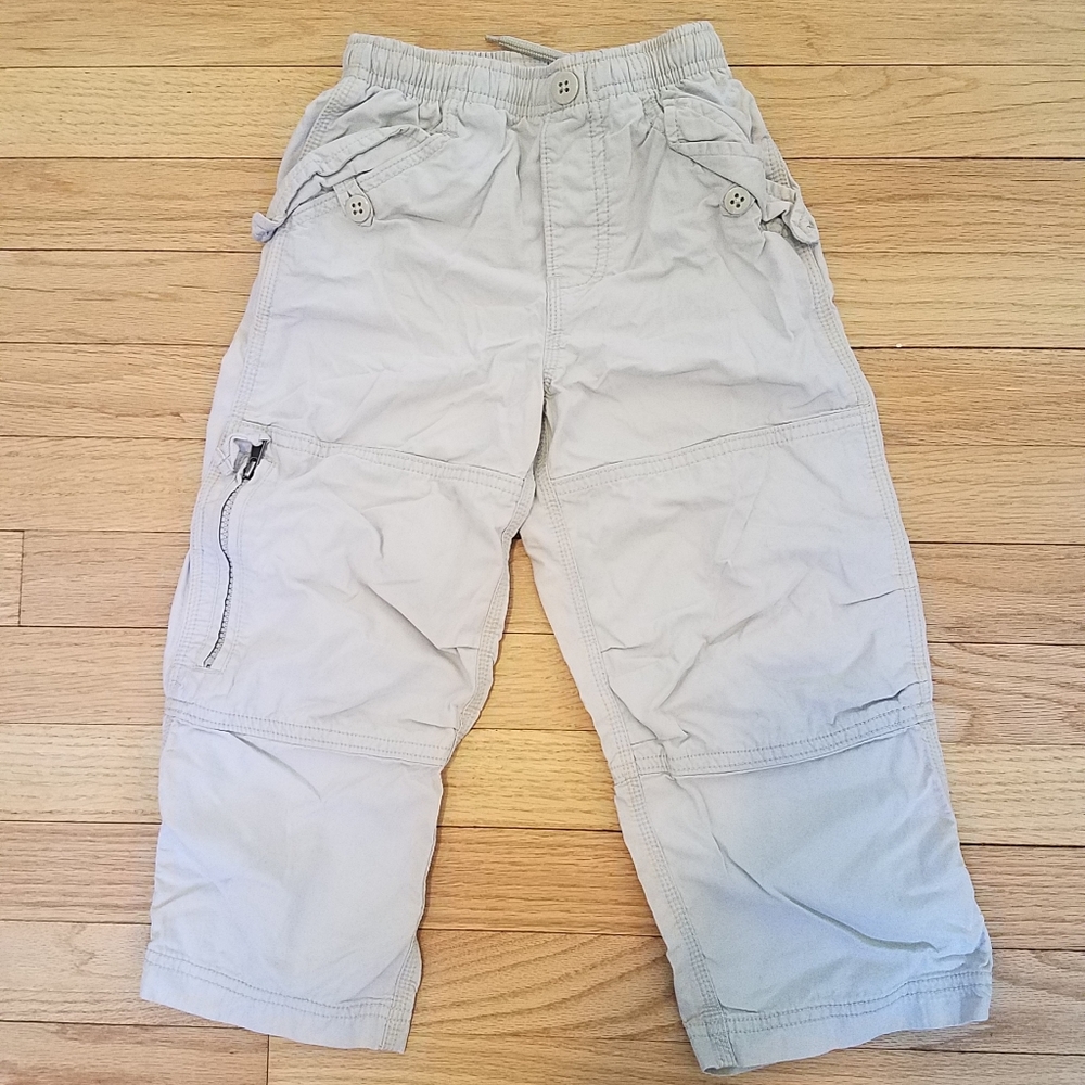 Girls Gap tan khaki capri pants size 4/5